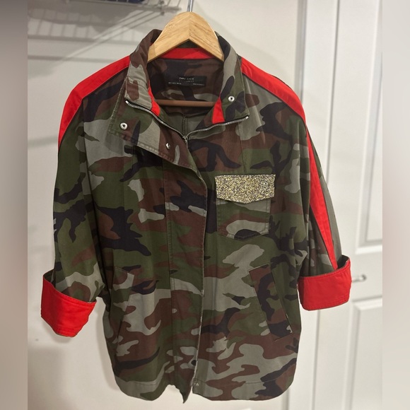 Zara camouflage women’s jacket. Excellent condition. Final sale - Picture 2 of 6